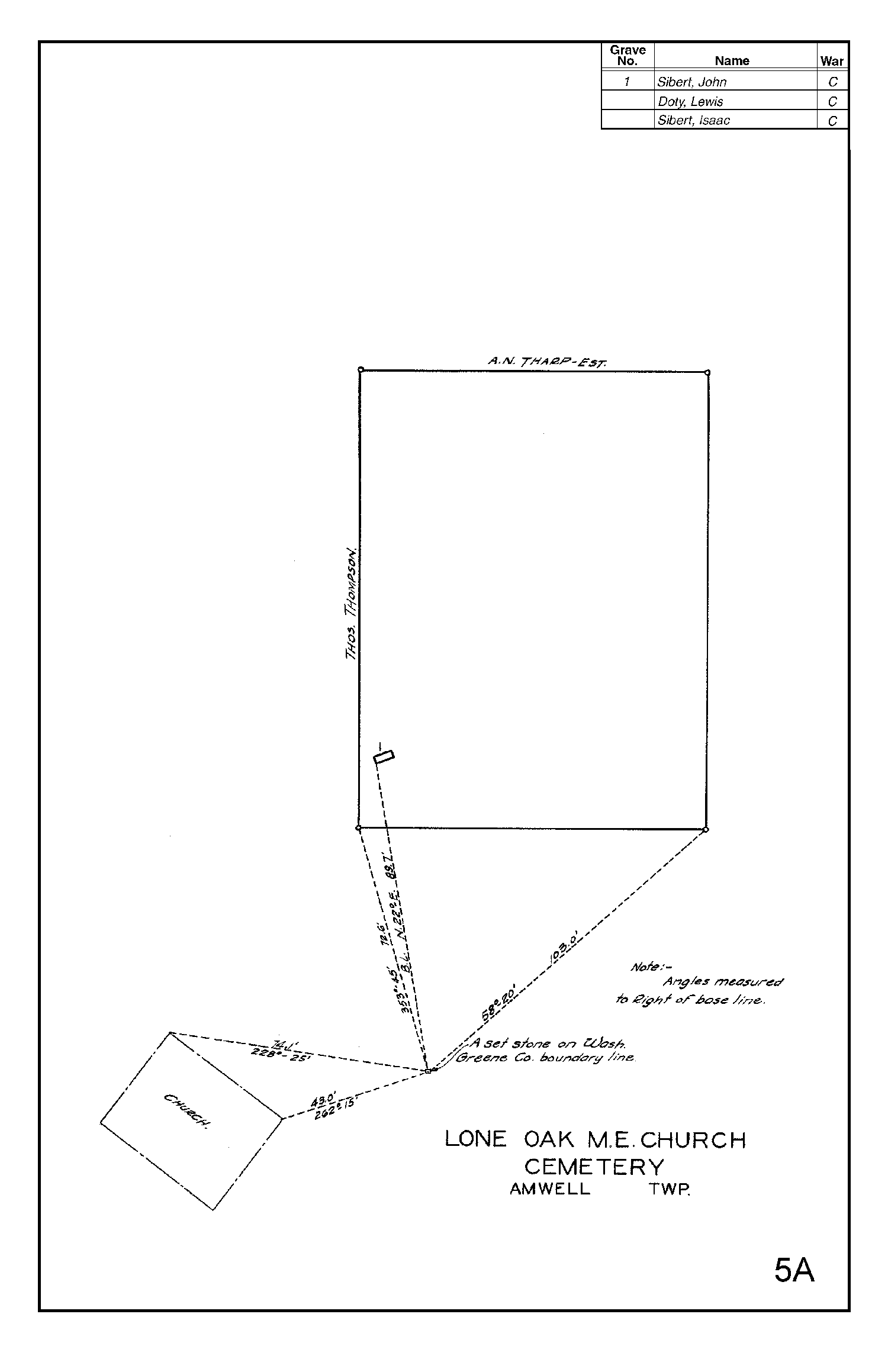 Loan Oak M.E. Church Cemetery